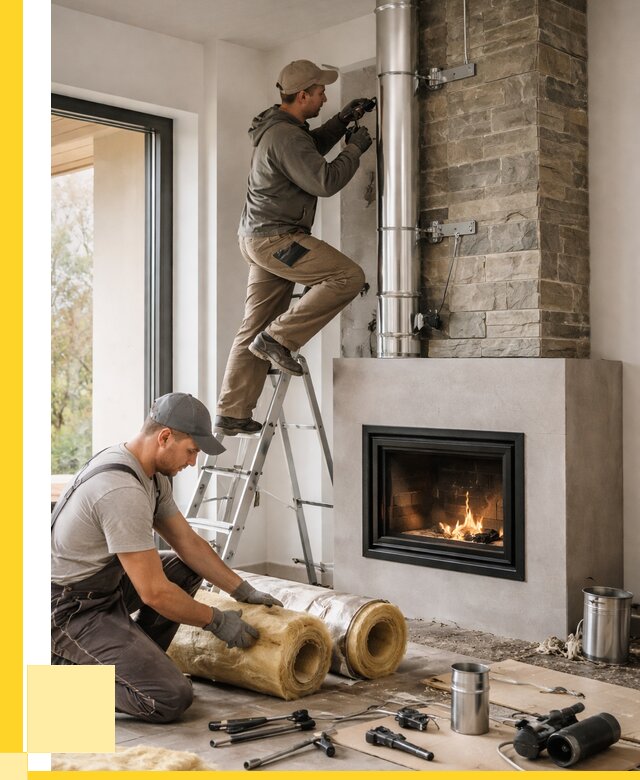 Монтаж дымоходов для каминов в Карасуке от 15236 р. ЭриданКск