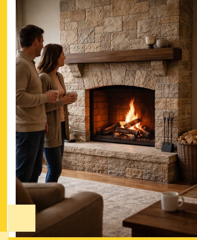 Каменные камины на заказ в Карасуке от 182826 р. | ЭриданКск