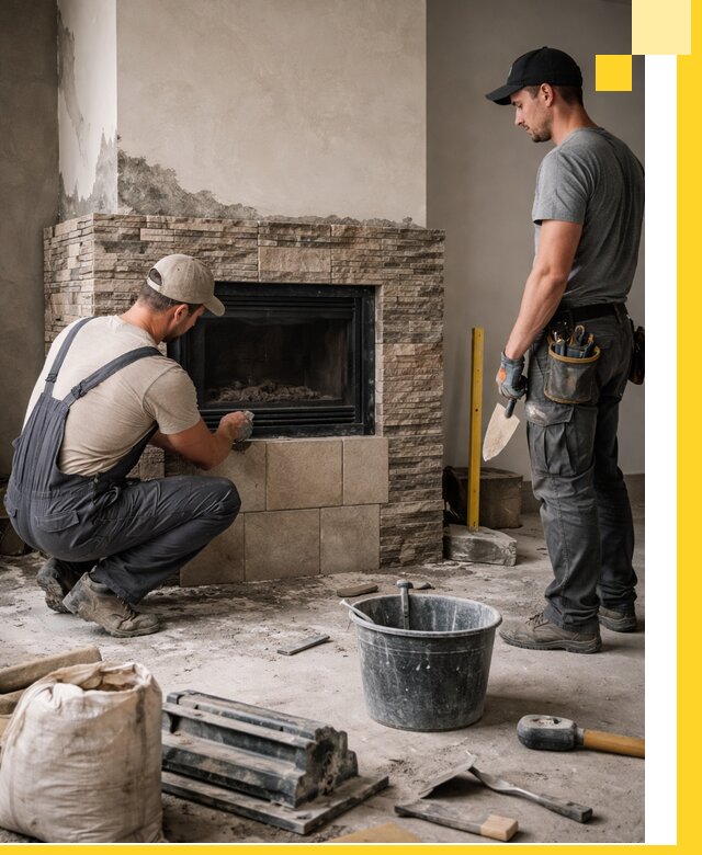 Камины под ключ в Карасуке: проект, изготовление и монтаж