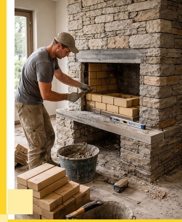 Кладка каминов и камина в Карасуке от 25393 р. ЭриданКск