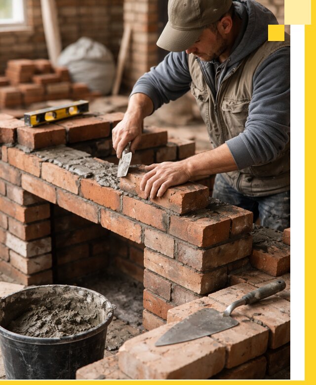 Кладка каминов под ключ в Карасуке профессиональная отделка и монтаж