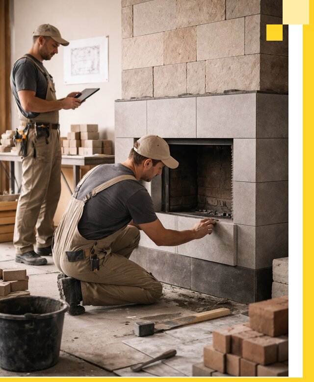 Индивидуальные проекты каминов и каминных систем в Карасуке