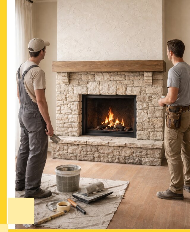 Отделка каминов в Карасуке от 6602 р. под ключ | ЭриданКск