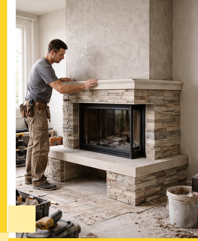 Изготовление каминов под ключ в Карасуке от 152355 р. | ЭриданКск