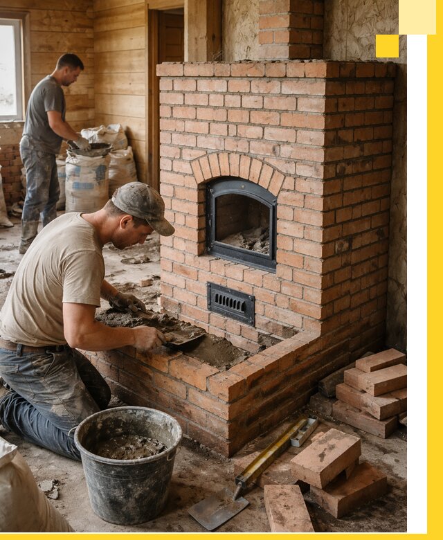 Профессиональное строительство печей в Карасуке под ключ