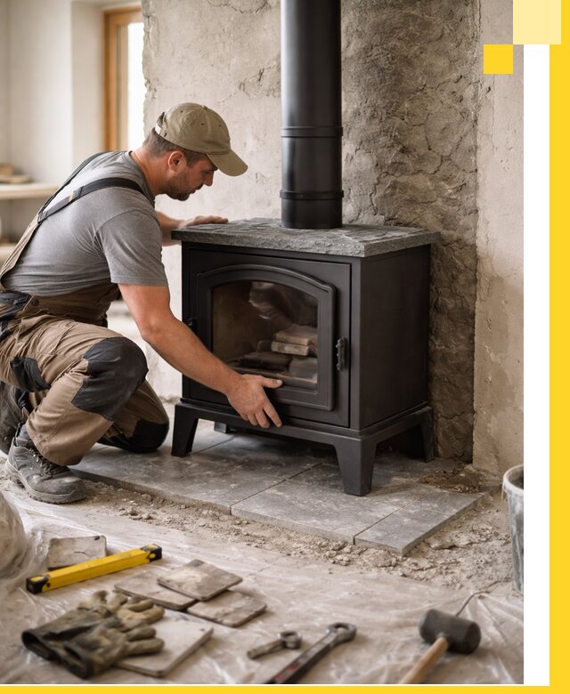 Профессиональный монтаж печей и каминов в Карасуке под ключ