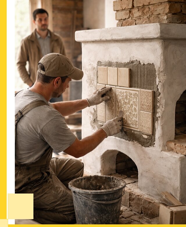 Отделка печей и банных печей в Карасуке от 35550 р. | ЭриданКск