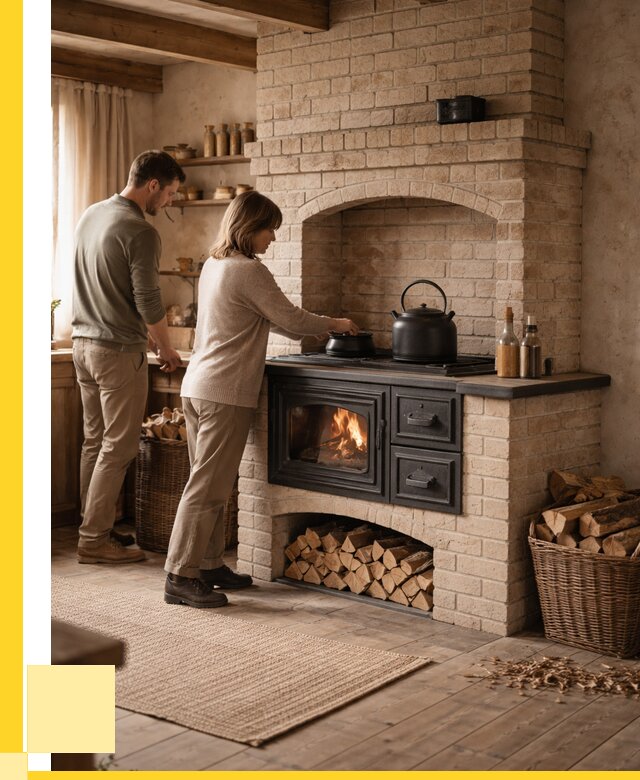 Печи с плитой в Карасуке от 45707 р. | ЭриданКск — кирпичная печь