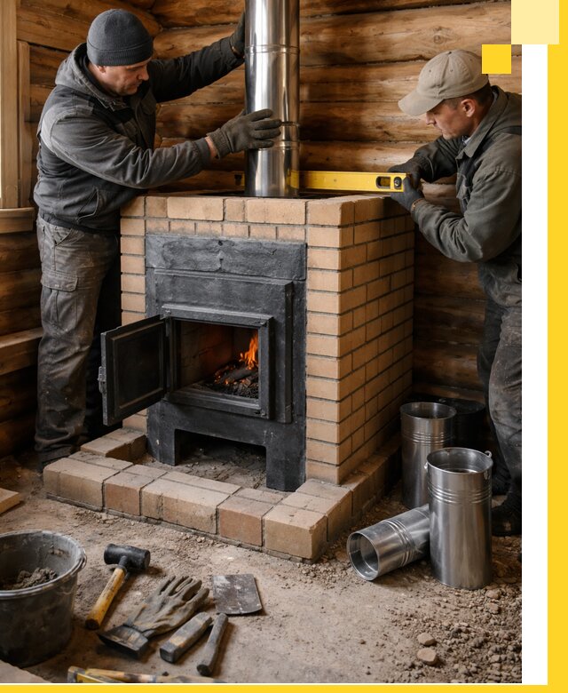 Проектирование, изготовление и установка банных печей в Карасуке