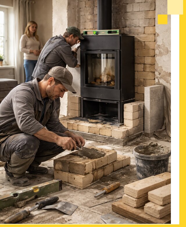 Печи и камины под ключ: проект, установка в Карасуке