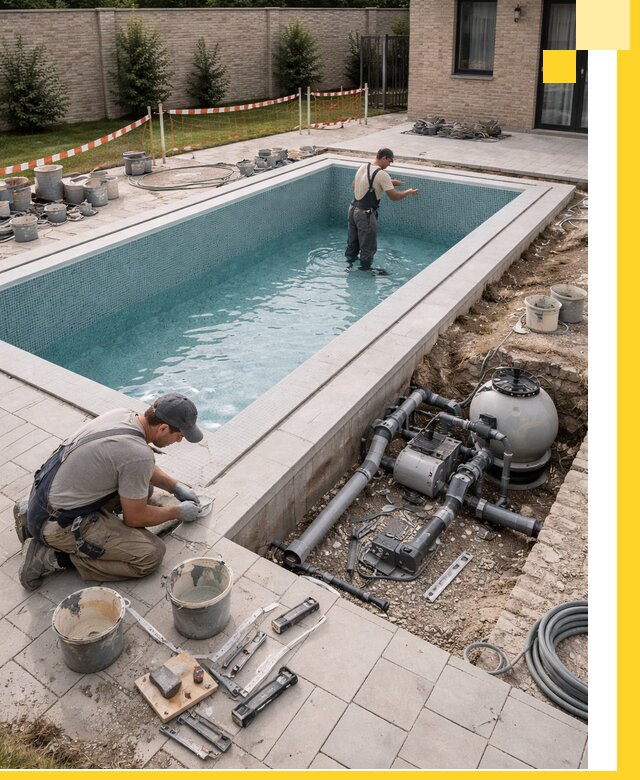 Строительство бассейнов под ключ в Карасуке: проекты и монтаж