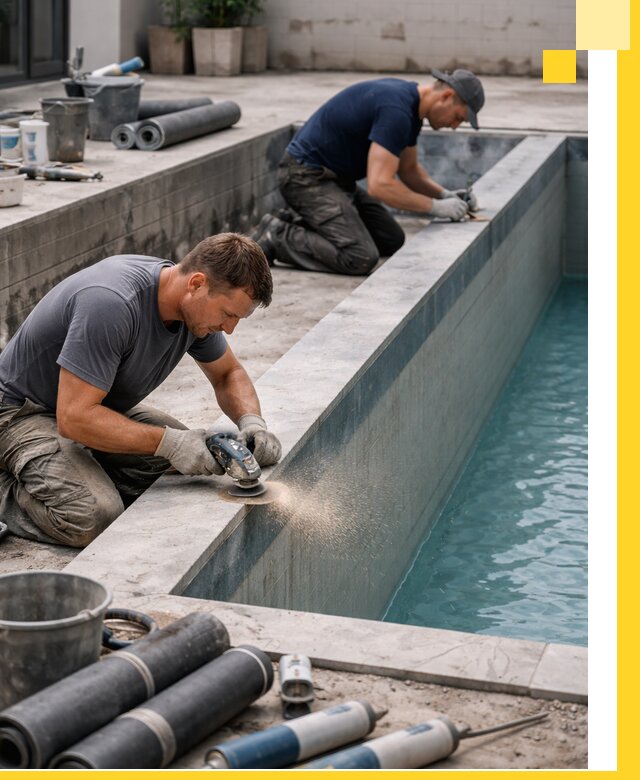 Профессиональный ремонт бассейнов под ключ в Карасуке