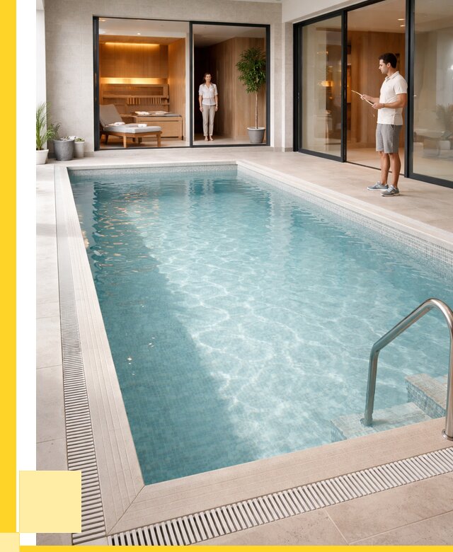 Отделка бассейна пленкой ПВХ в Карасуке от 3555 р. - ЭриданКск