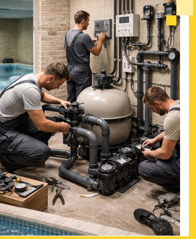 Комплексное оборудование для бассейнов под ключ в Карасуке