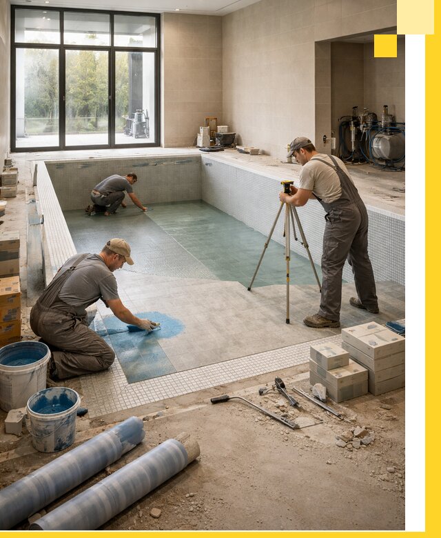 Проект и строительство закрытых бассейнов в Карасуке под ключ