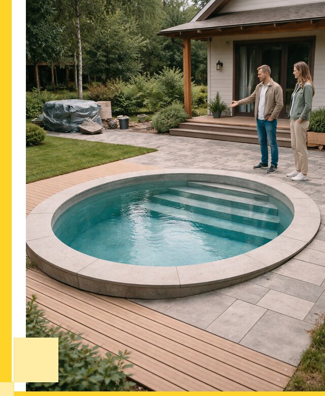 Бассейн на даче под ключ в Карасуке от 203140 р., ЭриданКск