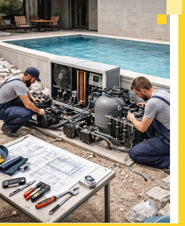 Проектирование и монтаж бассейнов с подогревом в Карасуке