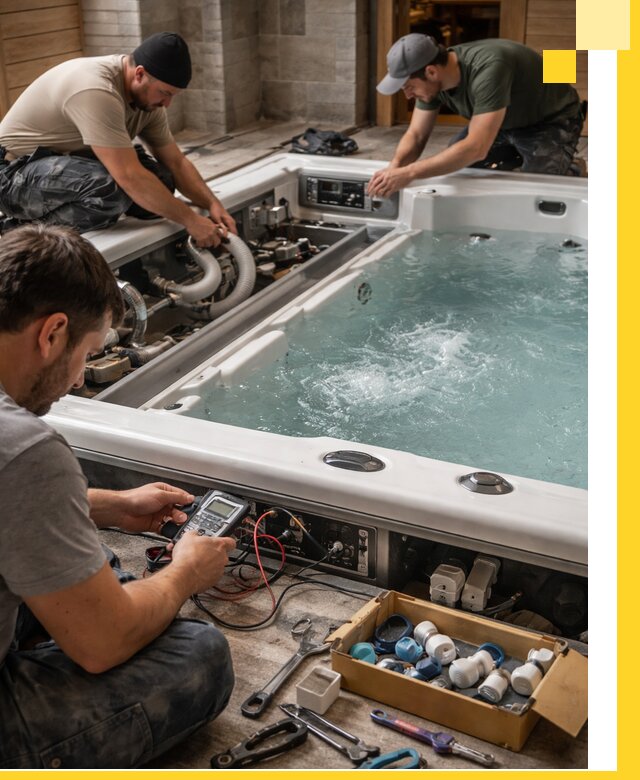 Гидромассажные бассейны под ключ в Карасуке, дизайн и монтаж