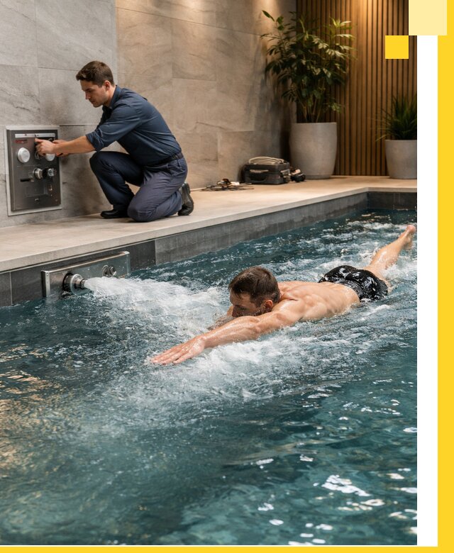 Проектирование и монтаж бассейнов с противотоком в Карасуке