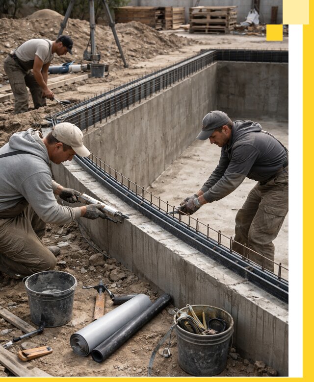 Качественный монтаж чаши бассейна в Карасуке под ключ с гарантией