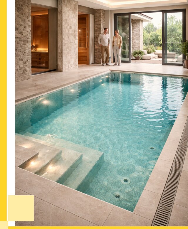 Бассейн во дворе в Карасуке: проект, отделка от 1218840 р. | ЭриданКск