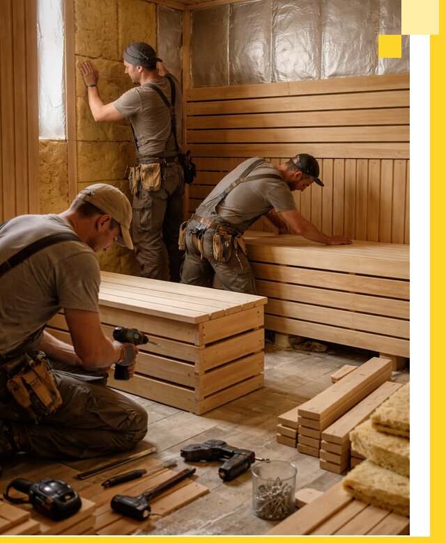 Профессиональное строительство саун под ключ в Карасуке