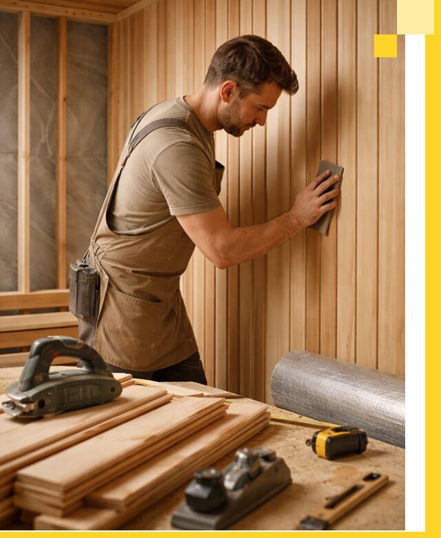 Профессиональная отделка саун и парных под ключ в Карасуке