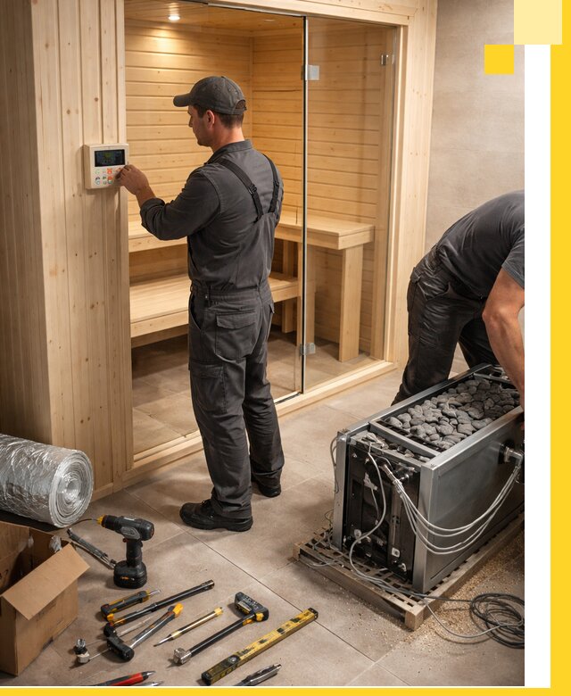 Поставка, установка и монтаж электрических саун в Карасуке