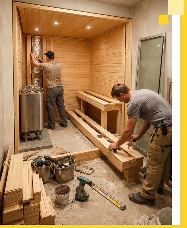 Проектирование и установка домашних саун под ключ в Карасуке