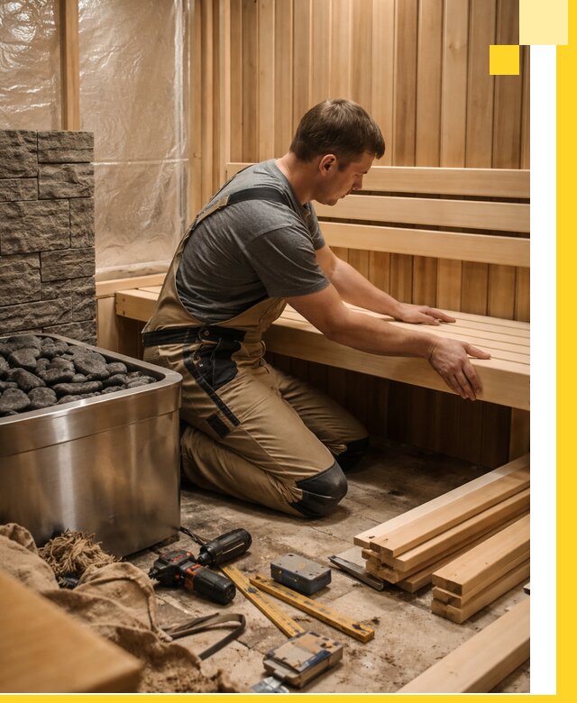 Сауны для дома под ключ с проектированием и монтажом в Карасуке