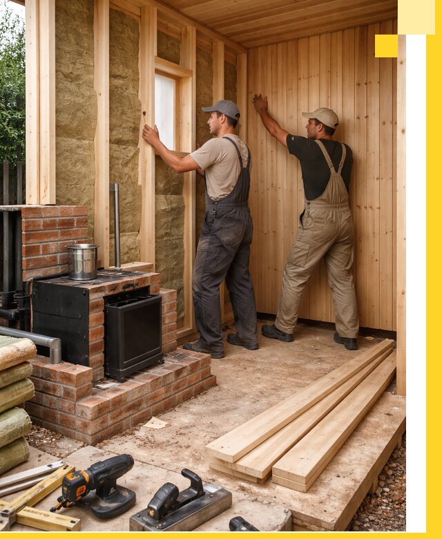 Строительство и установка дачных саун под ключ в Карасуке