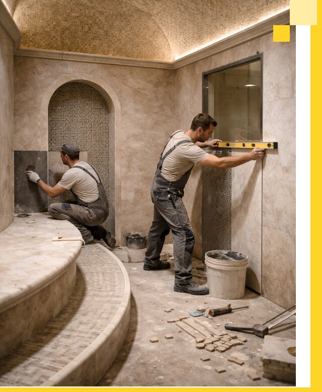 Проектирование и строительство саун с хамамом под ключ в Карасуке