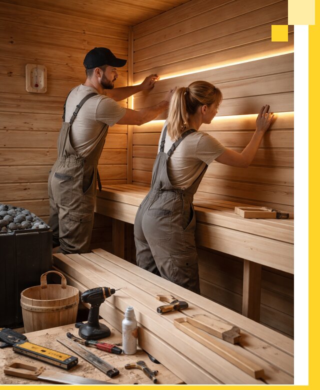 Дизайн саун и бань под ключ с индивидуальным проектом в Карасуке