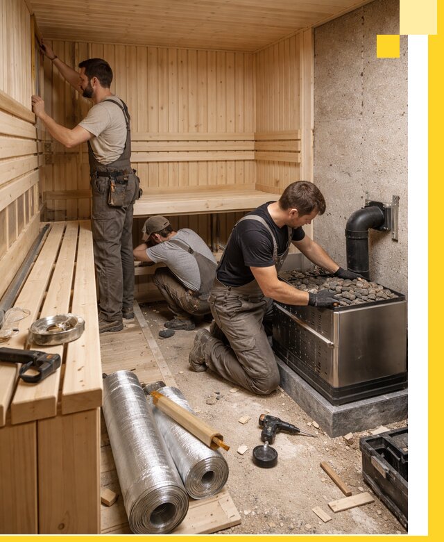 Индивидуальные сауны на заказ в Карасуке под ключ, проект и монтаж