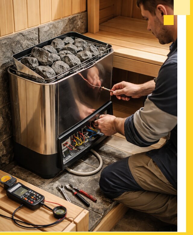 Продажа и установка электрокаменок для саун в Карасуке