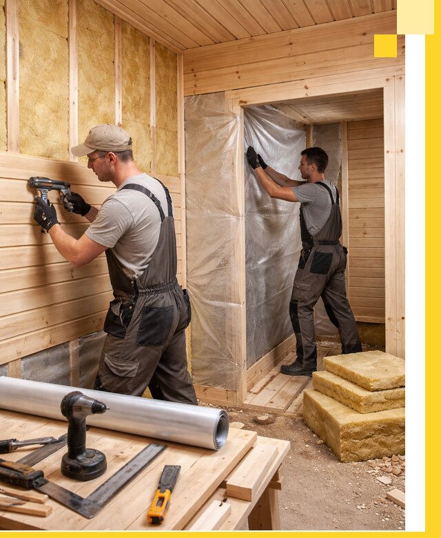 Бани под ключ в Карасуке с проектом и полным монтажом