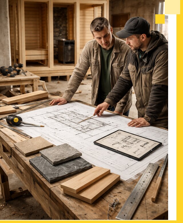 Проекты бань под ключ и планы строительства в Карасуке