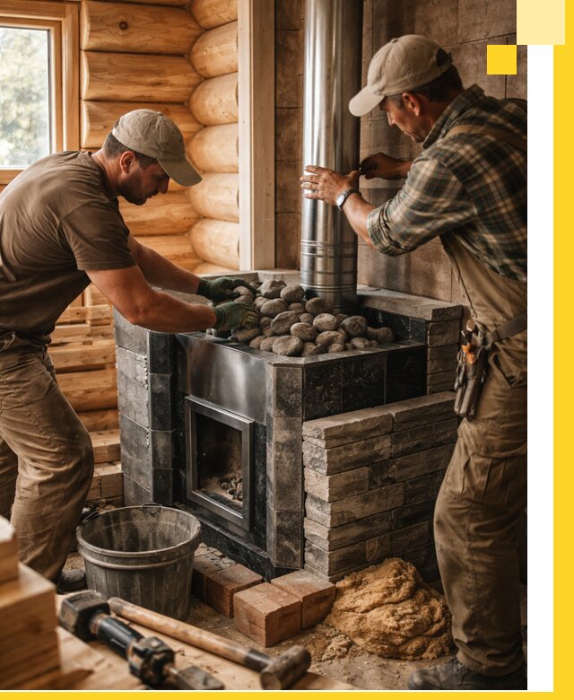 Строительство и отделка русских бань под ключ в Карасуке