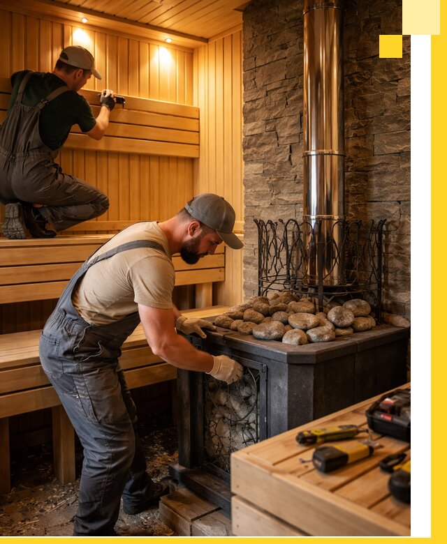 Комплексный дизайн бань, саун и зон отдыха в Карасуке