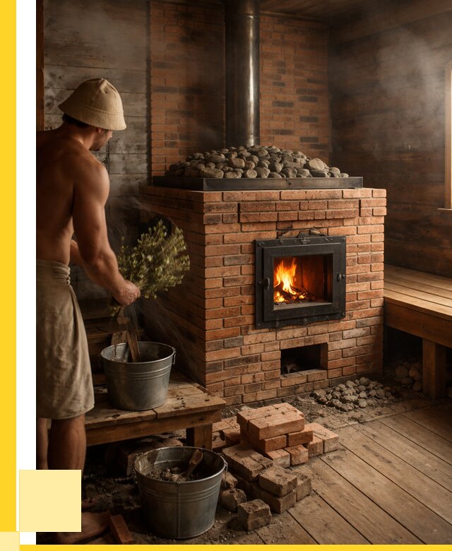 Кирпичные банные печи в Карасуке от 91413 р. | ЭриданКск
