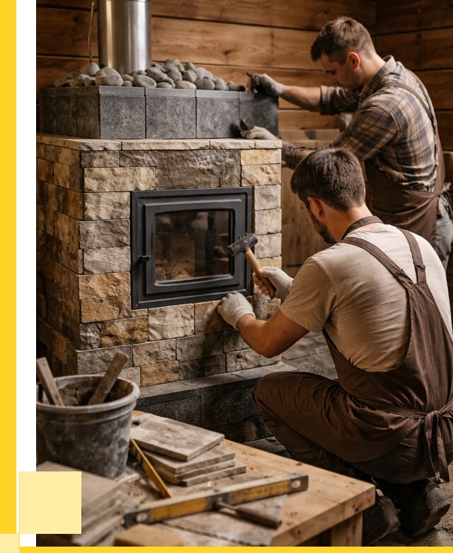 Облицовка банной печи в Карасуке от 15236 р. | ЭриданКск