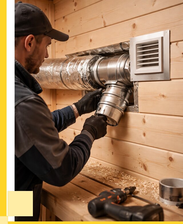 Монтаж вентиляции бани в Карасуке от 12188 р. | ЭриданКск