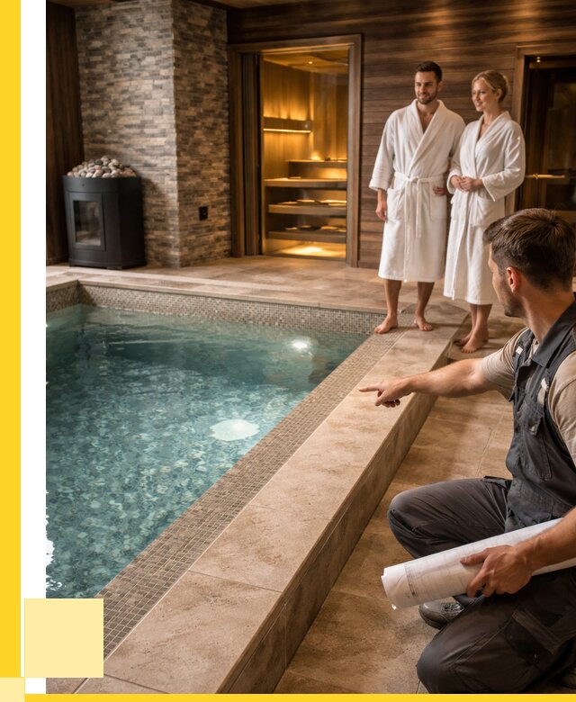 Проект бани с бассейном под ключ в Карасуке от 66021 р. | ЭриданКск