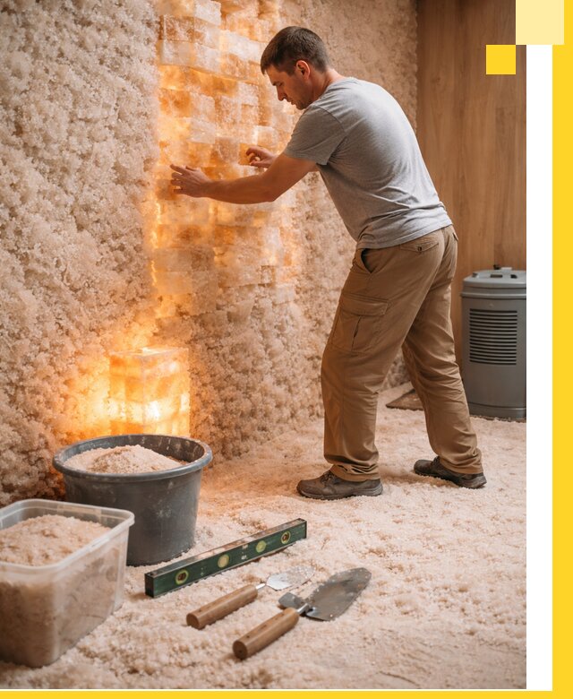 Проектирование и монтаж соляных комнат в Карасуке под ключ